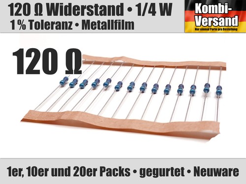 120 ohm ω - 1/10/20,