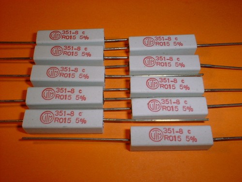 10x 015 ohm watt 5 - /,
